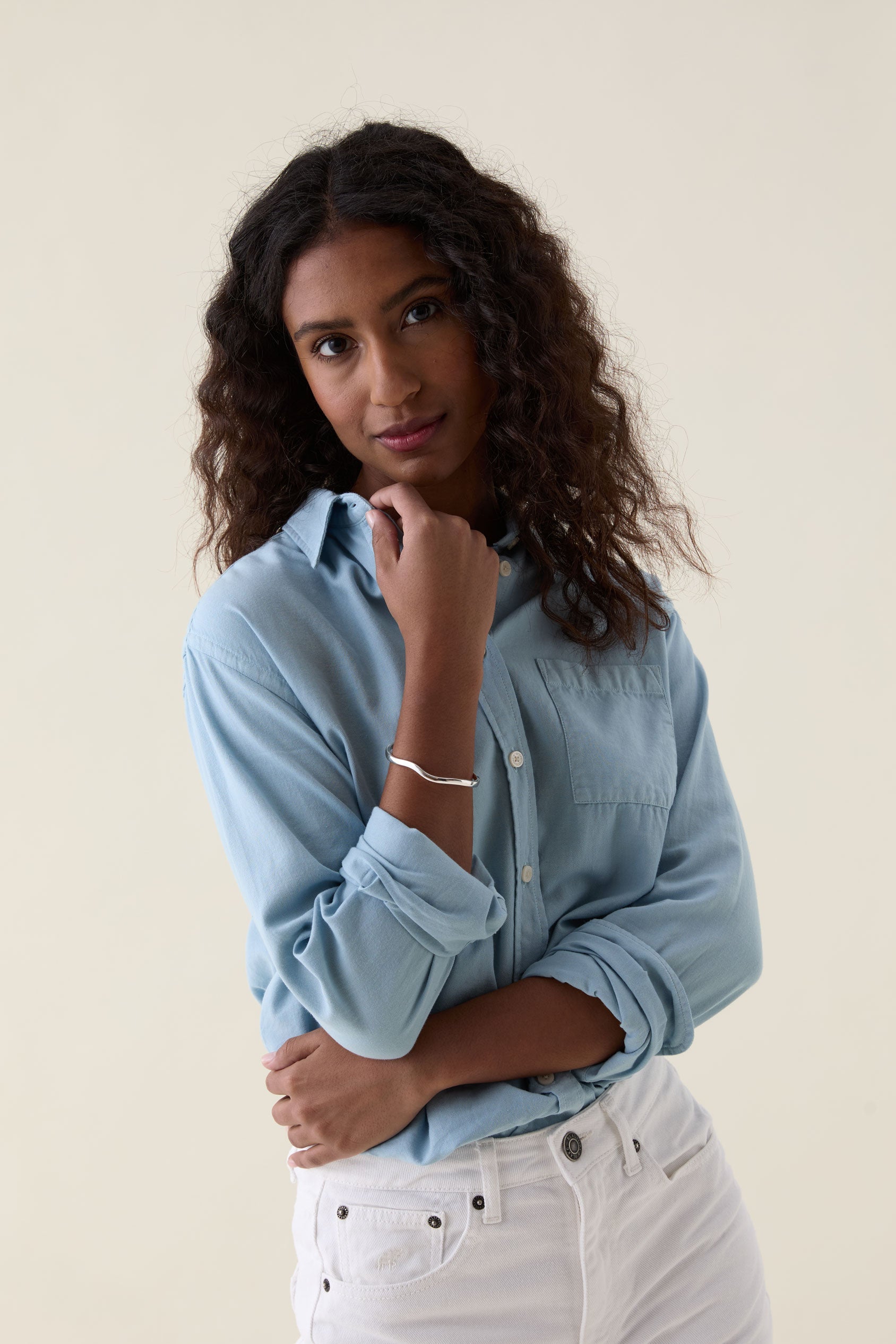 Bramber Sky Lightweight Twill Shirt